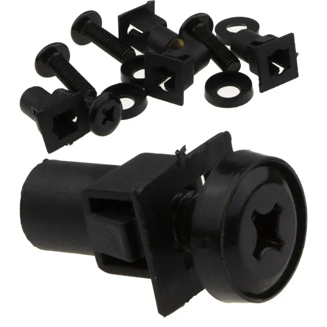 Kenable Push-Fit M6 Käfigmuttern Rack-Set 4 Stück verzinkt