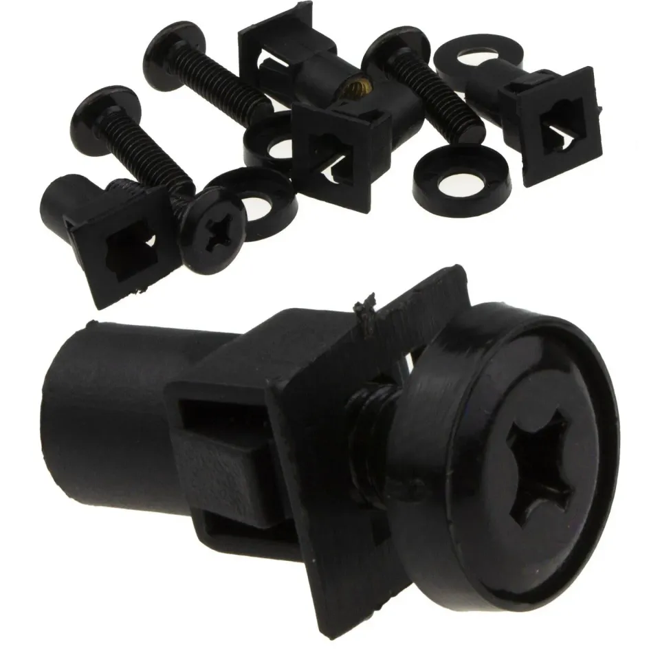 Kenable Push-Fit M6 Käfigmuttern Rack-Set 4 Stück verzinkt