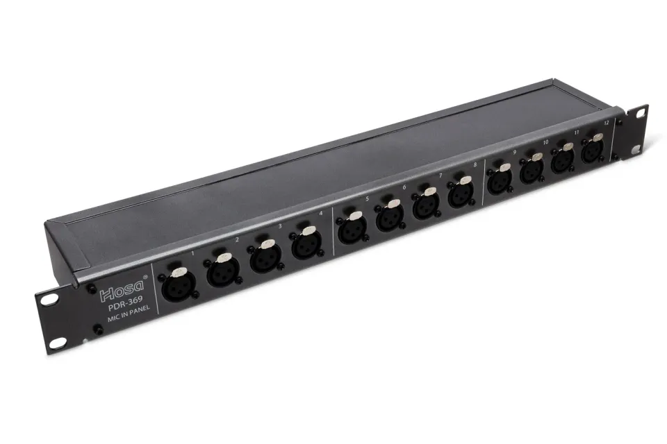 Hosa PDR-369 Patchbay 19 Zoll De-normalled