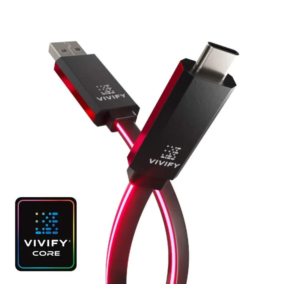 Vivify Aceso W10 USB-C Kabel 1 m rot 10 Gbit/s