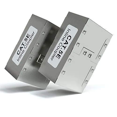 Jamega RJ45 LAN Kupplung CAT6 Verbinder 2er