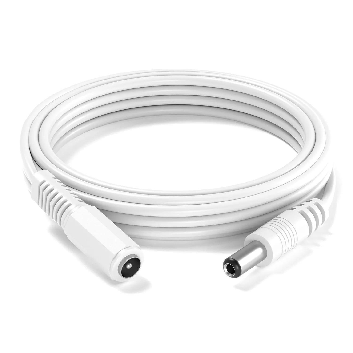 JAMEGA DC Verlängerungskabel 1 m weiß 5,5x2,1 mm