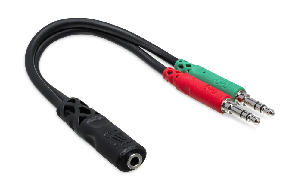 Hosa YMM-107 Headset Splitter 3,5 mm CTIA Mikrofon
