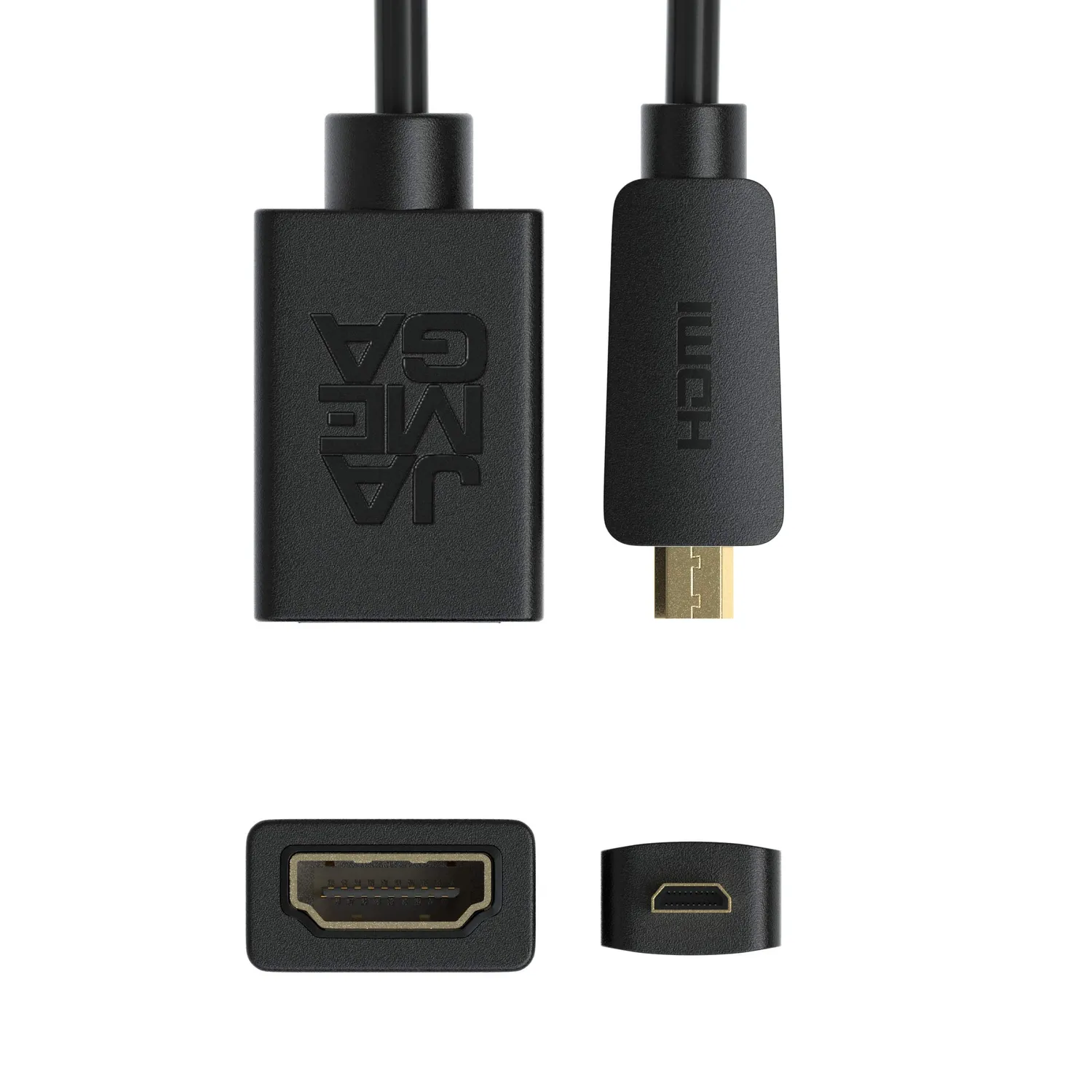 Jamega Micro HDMI Adapter Typ D-A 4K 17,5cm Kabel
