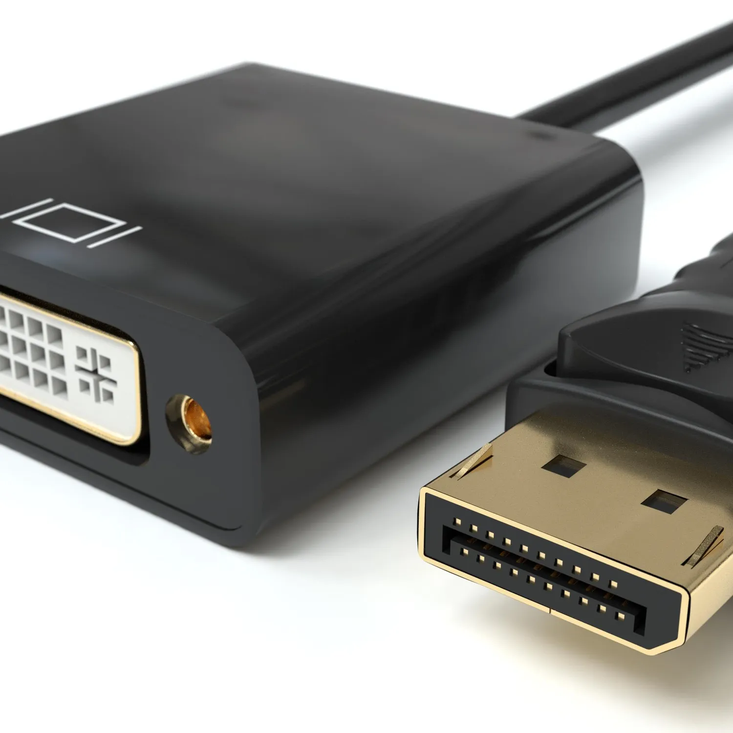 Jamega DisplayPort auf DVI Adapter Full HD 1er Pack