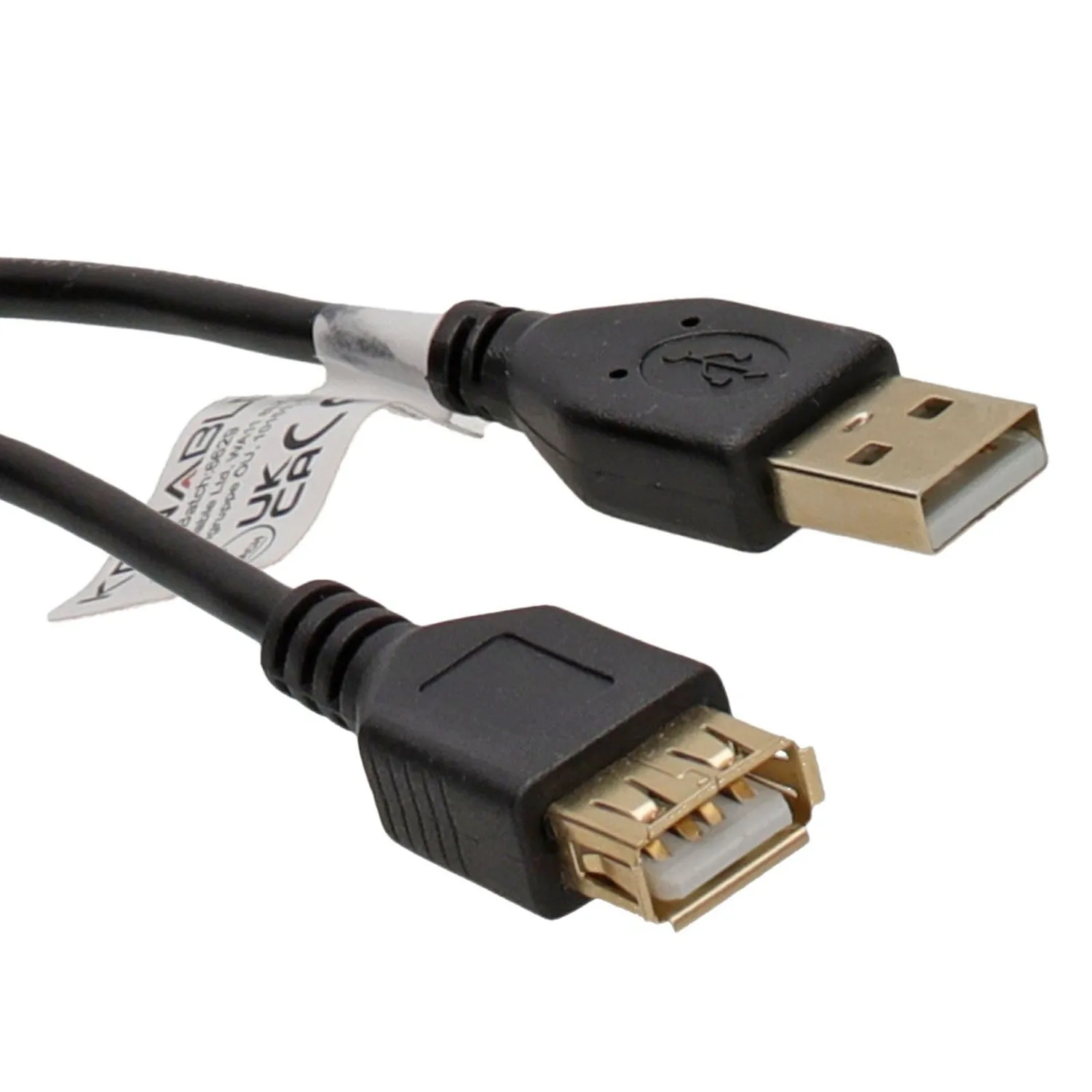 Kenable USB 2.0 Verlängerungskabel A 0,5 m schwarz