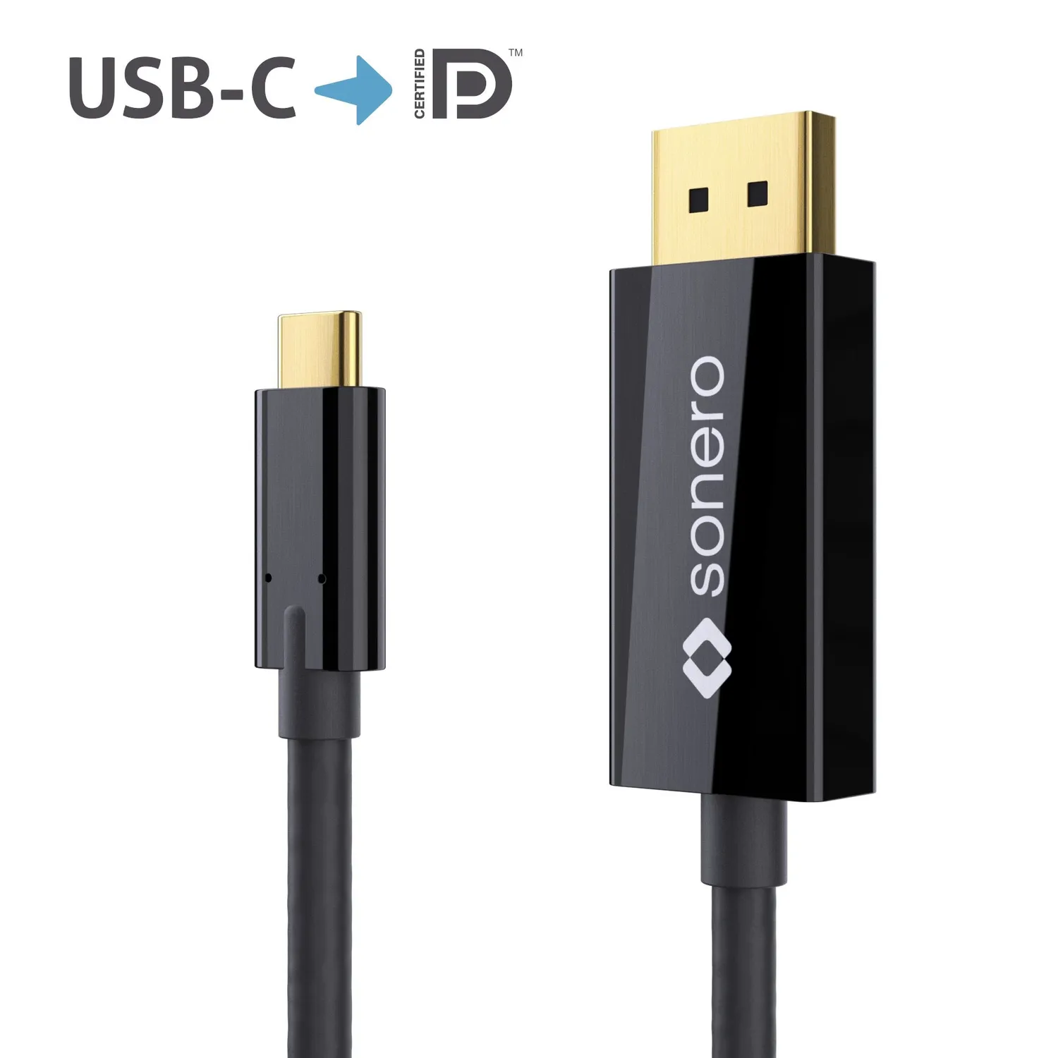 Sonero UCC020-015 USB-C DisplayPort Kabel 1,5 m 4K60Hz