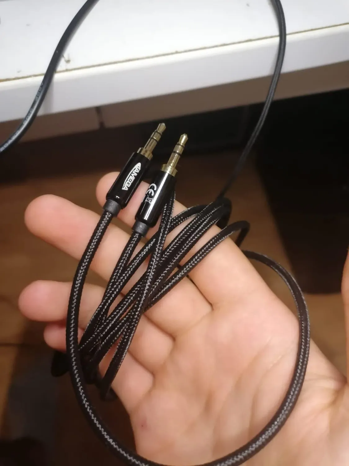 Jamega Aux Kabel 1,5 m 3,5 mm Nylon Stereo schwarz