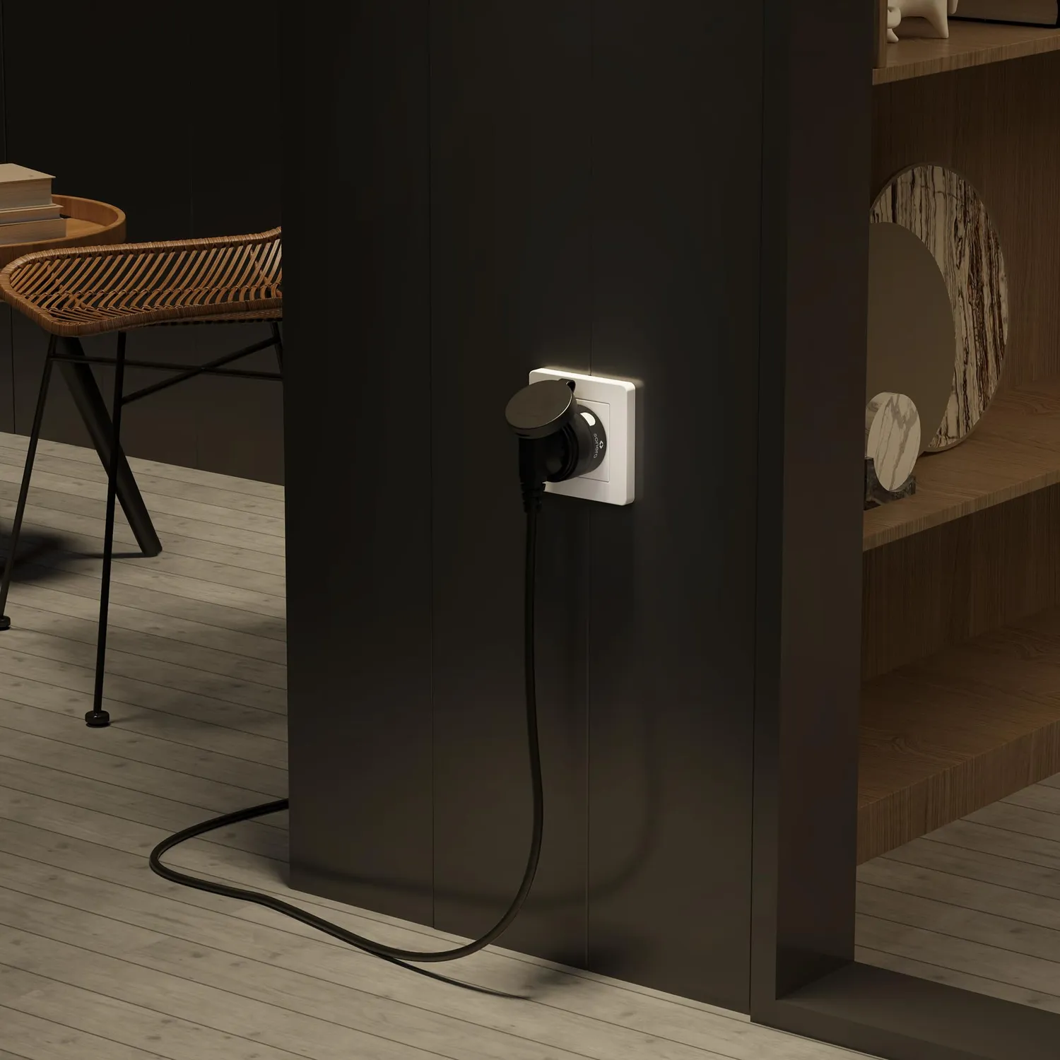 Sonero Funksteckdosen Outdoor Set IP44 2er schwarz