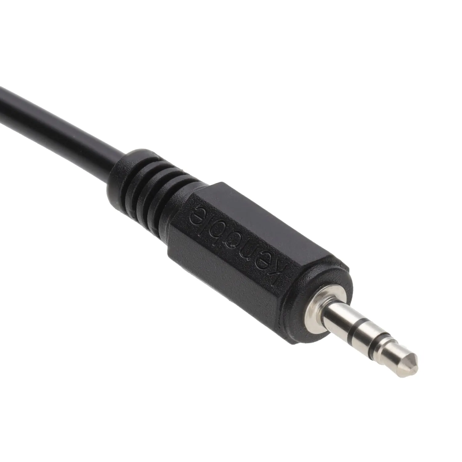 Kenable 3,5mm auf 6,35mm TRS Audiokabel 1,8m schwarz