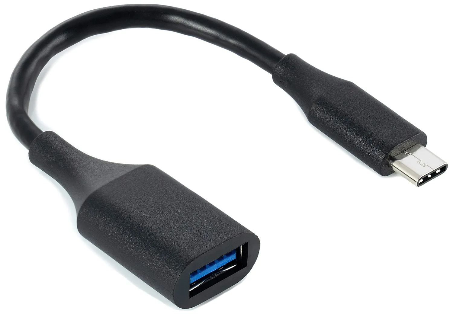 Poppstar USB-C auf USB-A Adapterkabel 20 cm 5 Gbit/s