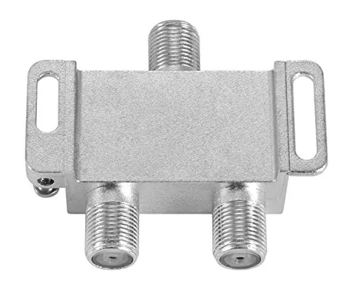 Poppstar Sat-Verteiler 2-fach Splitter F-Buchse 5-2450 MHz