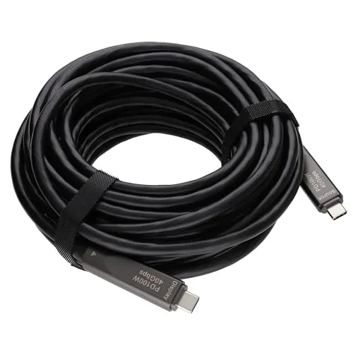 Kenable USB4 USB-C AOC Kabel 10 m 100W 40Gbps 8K60Hz