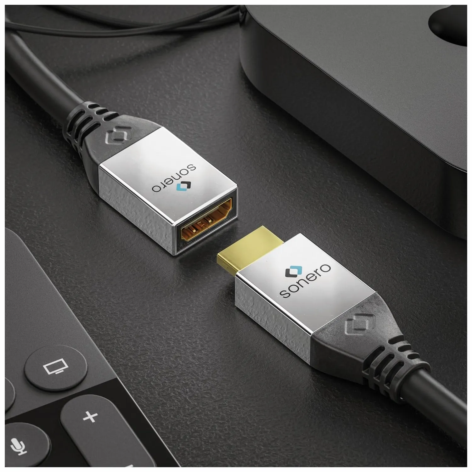 Sonero Premium S-HCA002 Mini HDMI Adapter 0,25m schwarz 4K