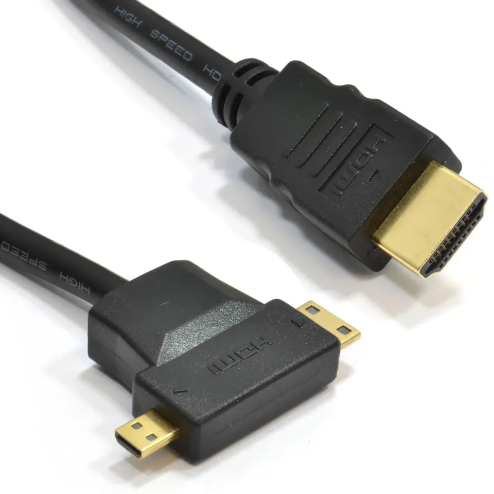 Kenable HDMI Adapterkabel 2m Mini Micro auf HDMI