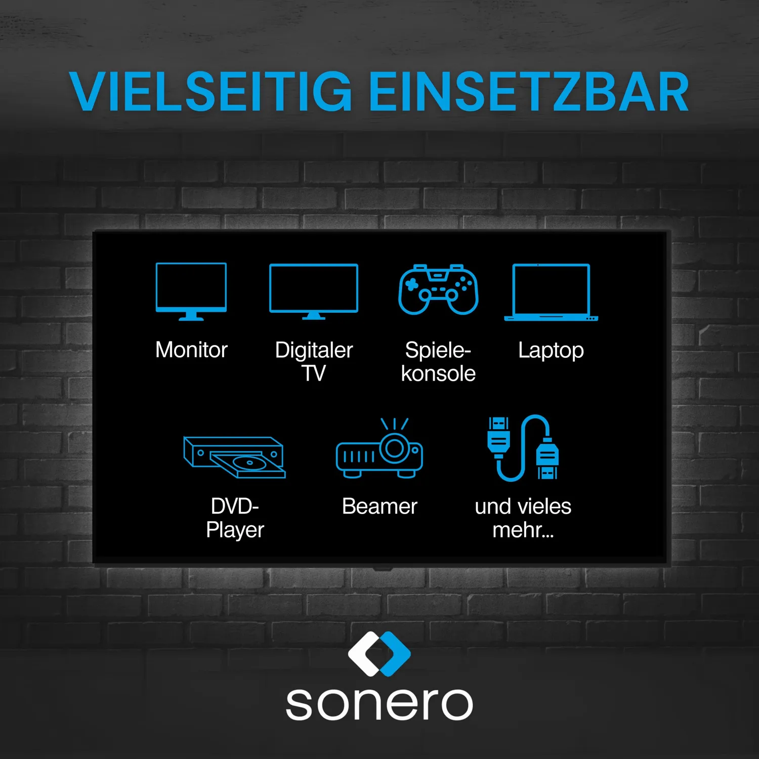 Sonero X-AOC210-250 HDMI Kabel 25m Glasfaser 4K
