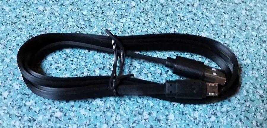 Kenable USB A Micro B Ladekabel 1,8 m schwarz Schnelllade