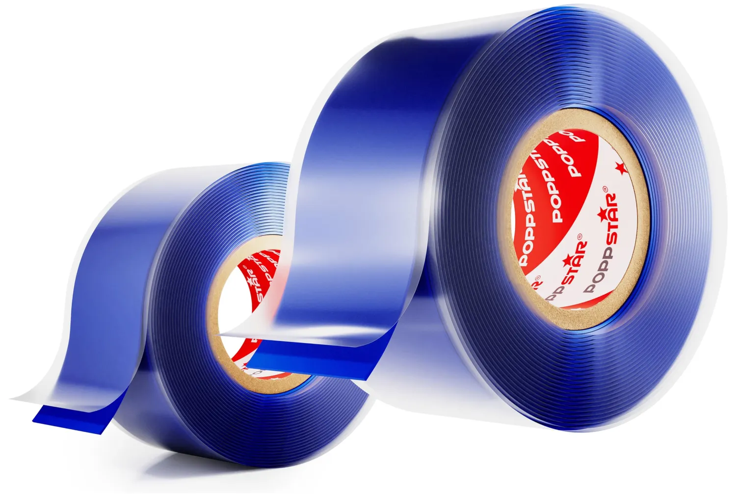 Poppstar Silikonband selbstverschweißend 3m blau Isolierband