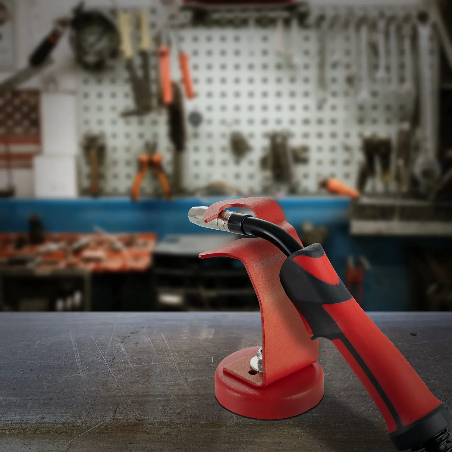 Poppstar MIG MAG Brennerhalter Magnetfuß rot 30 kg