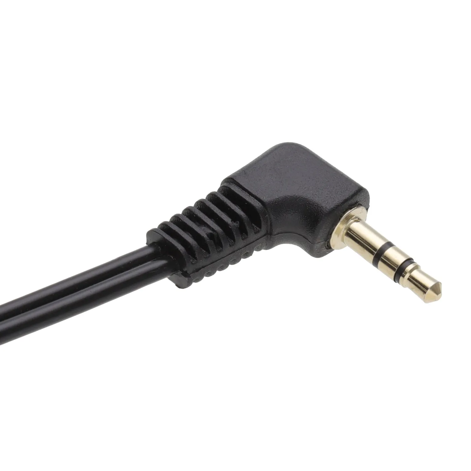 Kenable 3,5mm Klinkenkabel Winkelstecker 1m Schwarz