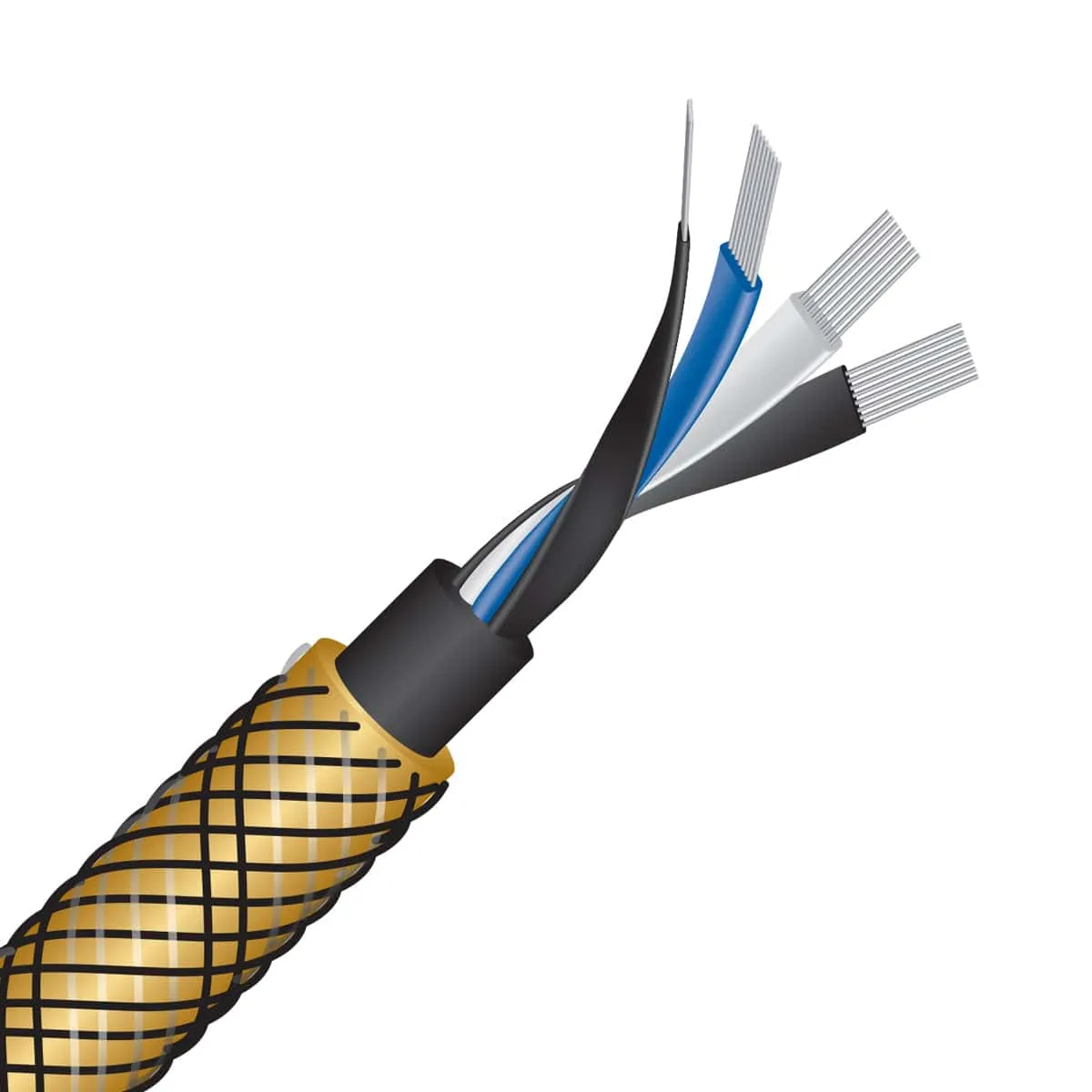 WireWorld Gold Eclipse 10 Bi-Wire Jumper Bananen 4er