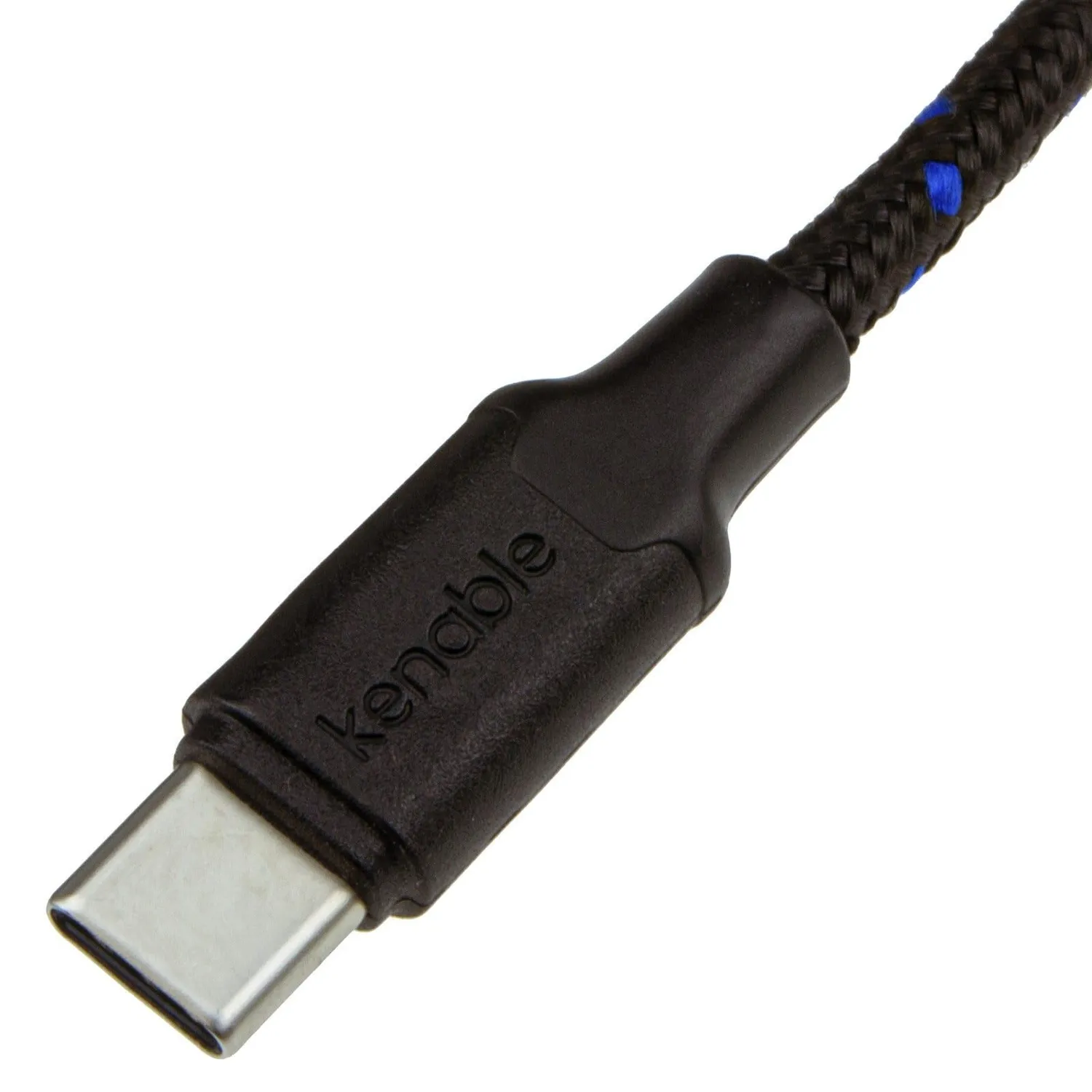 Kenable USB-C auf USB-C Kabel 2m Schwarz Nylon PD