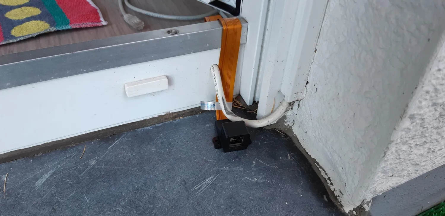 Good Connections RJ45 Fensterdurchführung 51 cm transparent