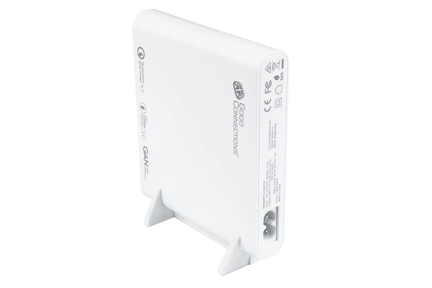 Good Connections GaN-Ladestation 120W 4-Port USB-C/A weiß