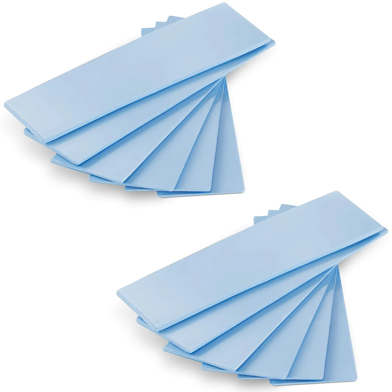Poppstar Wärmeleitpad M.2 SSD 6 Stück 6 W/mK blau
