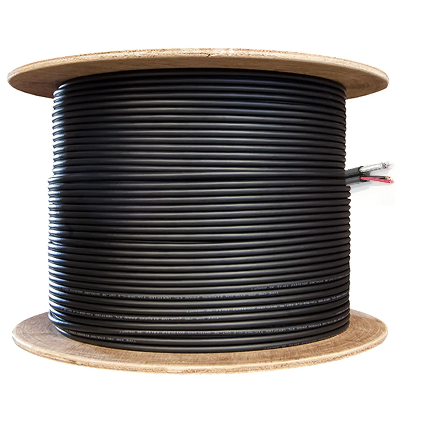 Kenable CCTV-Kabel RG59+2 Koax+Strom 305m schwarz Rolle
