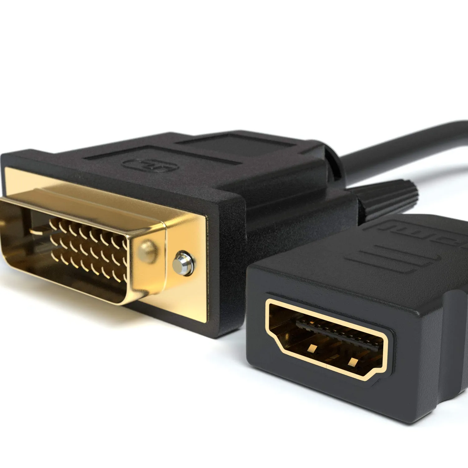 JAMEGA DVI auf HDMI Adapter DVI-D 24+1 Full HD