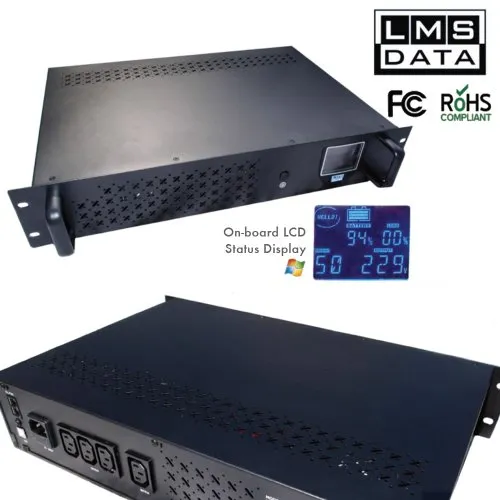 Kenable 800VA USV Line-Interactive Rack mit LCD