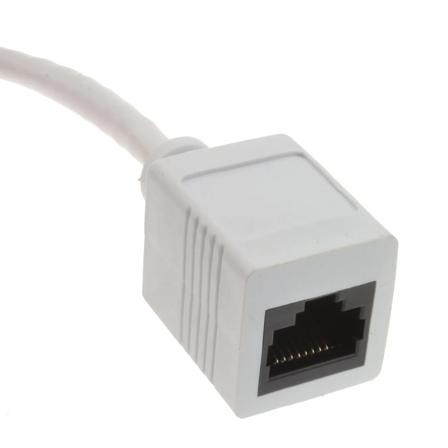kenable Cat5E Netzwerkkabel Verlängerung 10m weiß