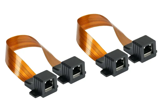 Good Connections RJ45 Fensterdurchführung 2er-Set 25cm