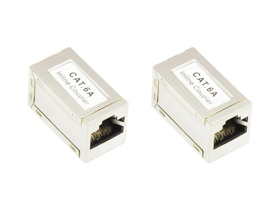 Good Connections Cat.6A Patchkabel-Kupplung RJ45 silber