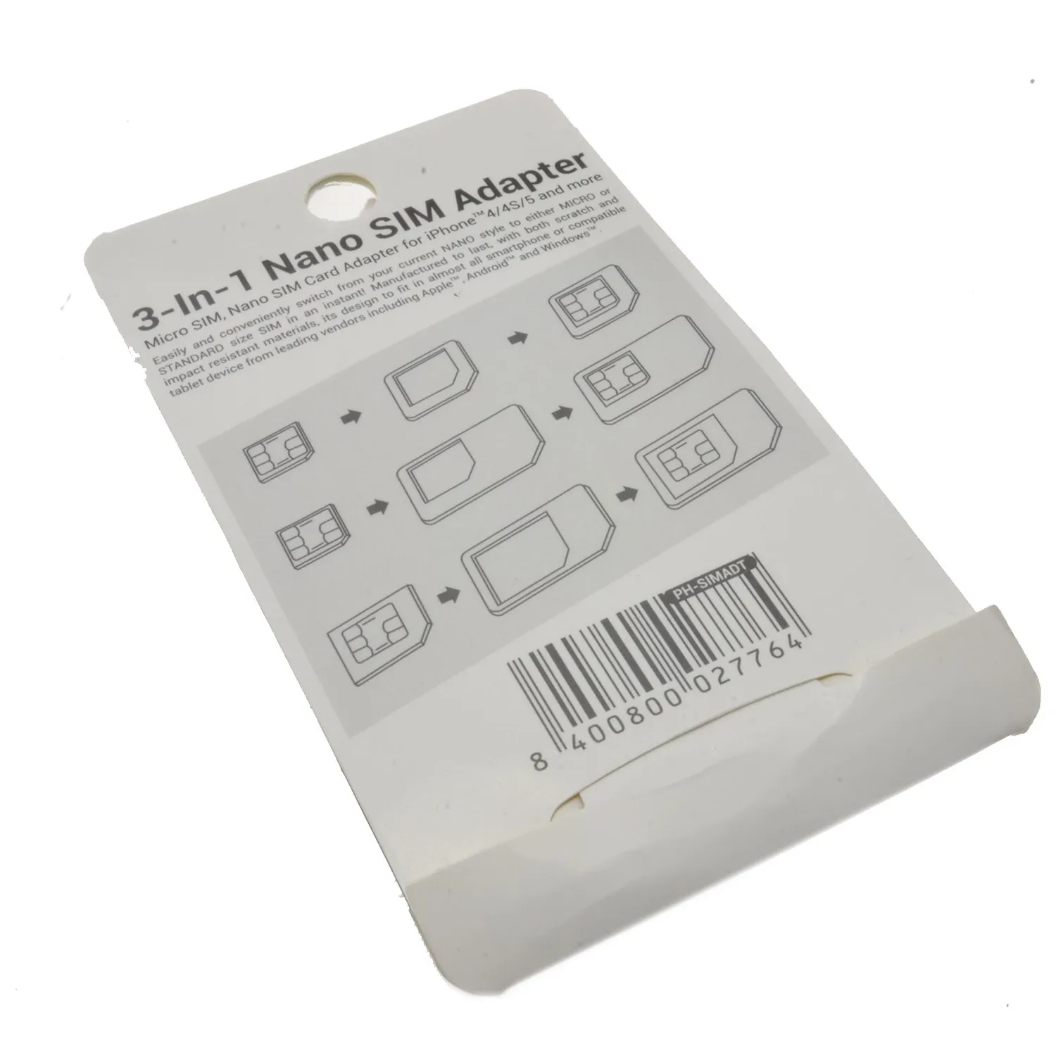 Kenable SIM-Adapter 3 in 1 Nano Micro Standard Set