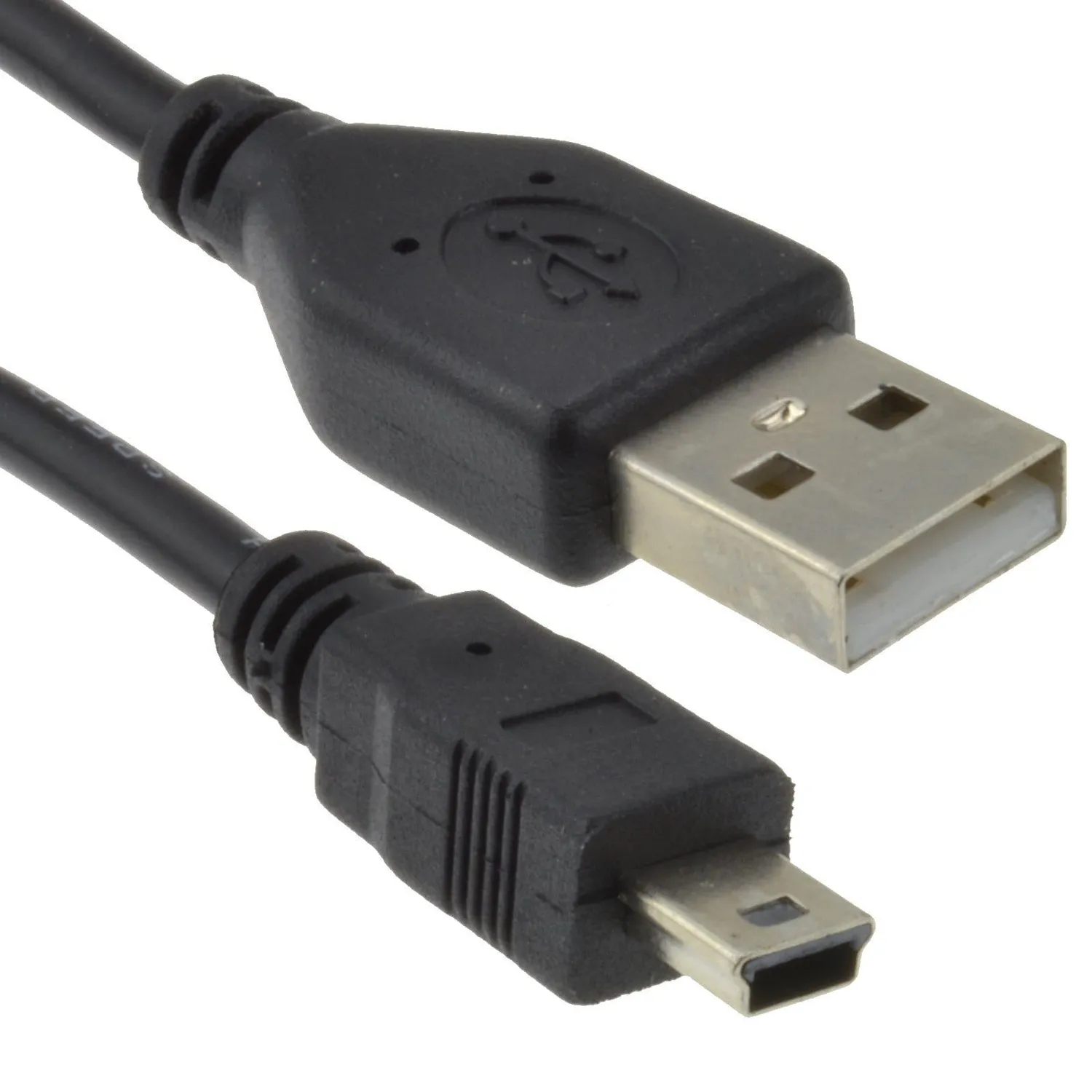 Kenable USB 2.0 Kabel A auf Mini-B 0,6m schwarz Hi-Speed
