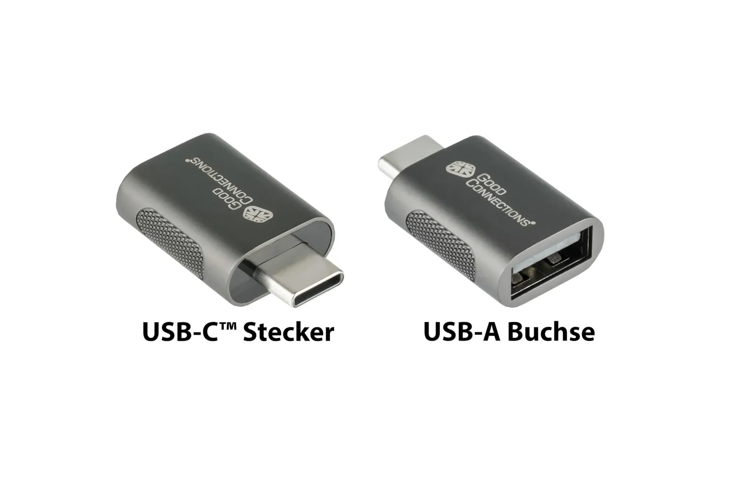 Good Connections USB-C auf USB-A Adapter 5 Gbit/s anthrazit