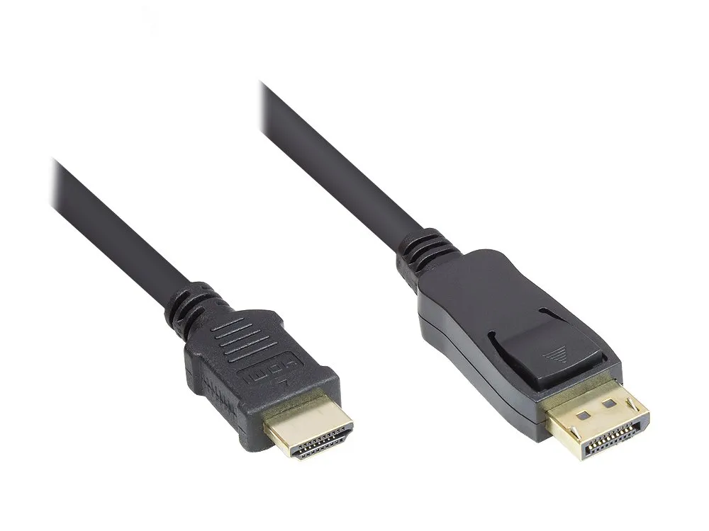Good Connections 4810-010G DisplayPort Kabel 1m schwarz 4K