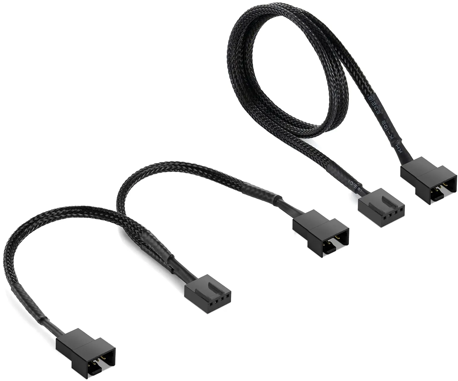 Poppstar 4-Pin Lüfter Kabel Set 15+30cm PWM