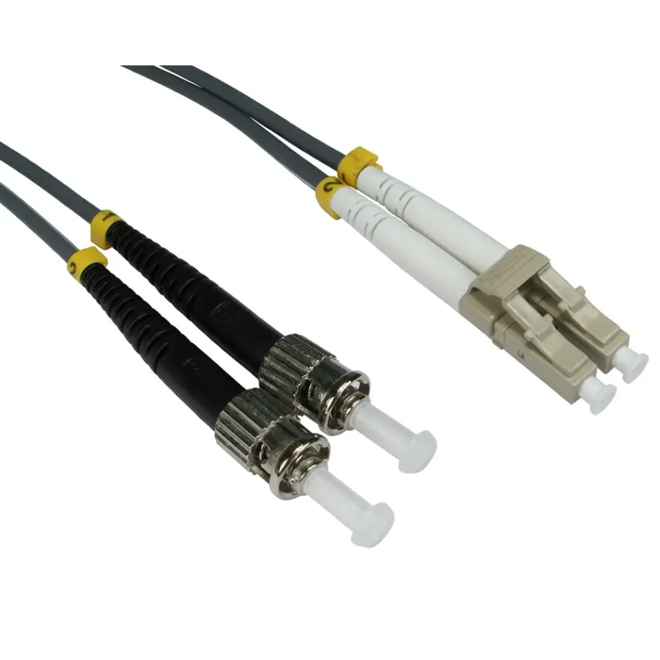 Kenable OM1 Glasfaser-Patchkabel LC-ST 1m grau