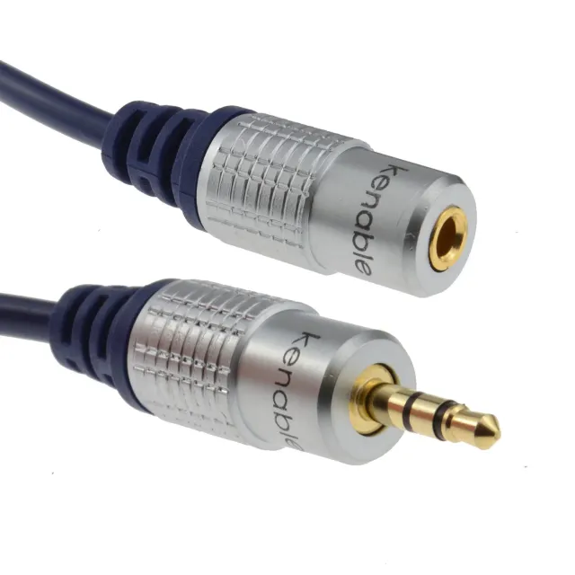 Kenable 3,5mm Verlängerungskabel 3m dunkelblau OFC