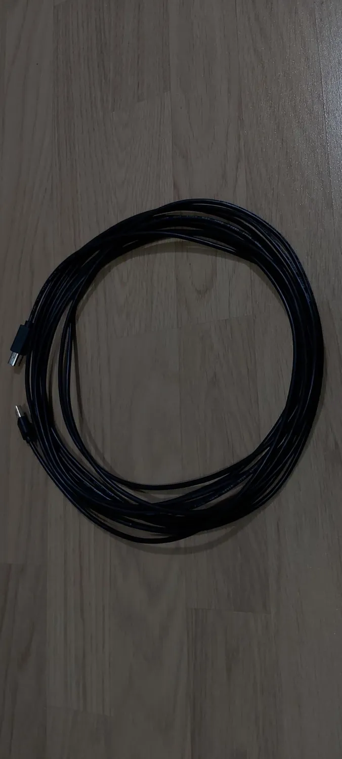JAMEGA Druckerkabel USB A auf B 0,5m vergoldet