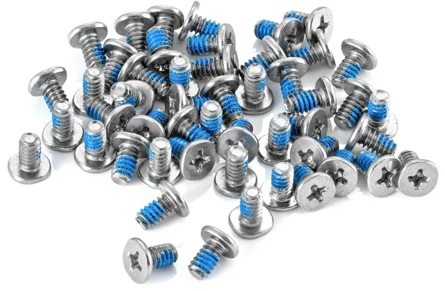 Poppstar Festplattenschrauben 3,5 Zoll 6-32x7mm 50er silber