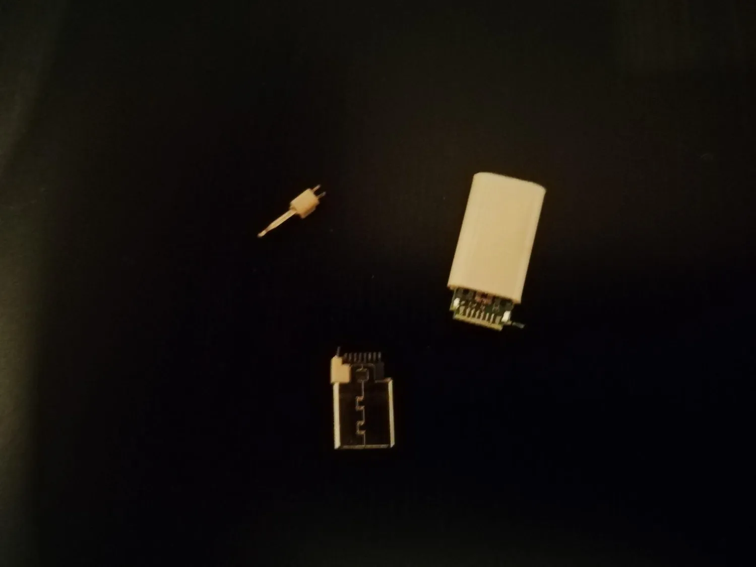 JAMEGA Micro-USB auf USB-C Adapter Ladeadapter