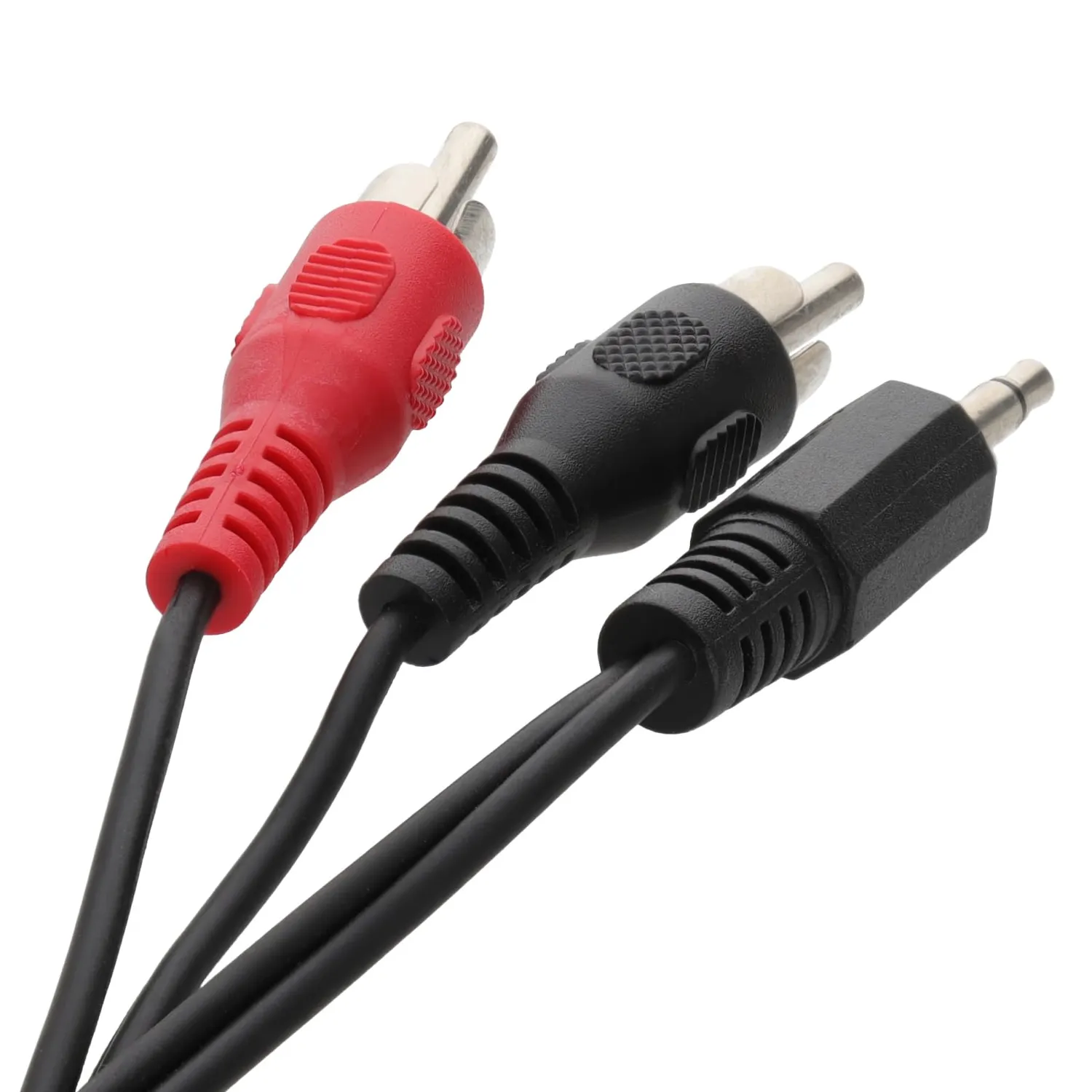 Kenable 3,5mm Mono-Klinke auf 2x Cinch Kabel 1m