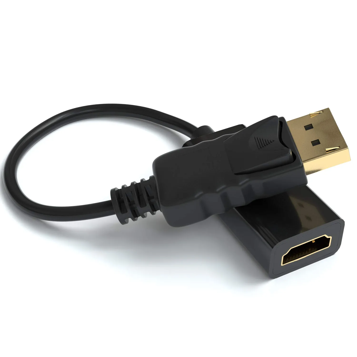 Jamega DisplayPort HDMI Adapter 4K 30Hz vergoldet DP-HDMI
