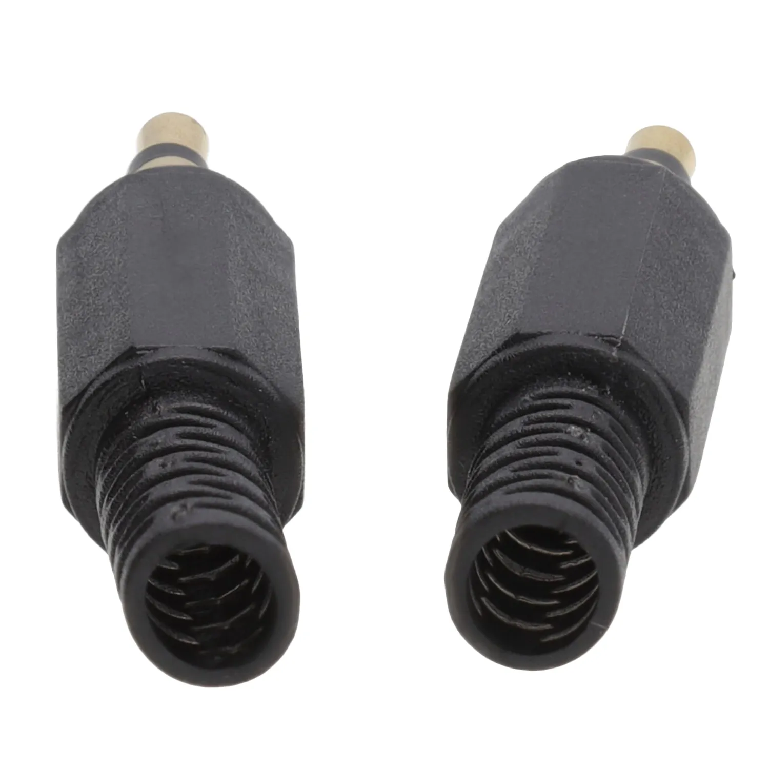 Kenable 3,5mm Mono Klinkenstecker Löt 2 Stück schwarz