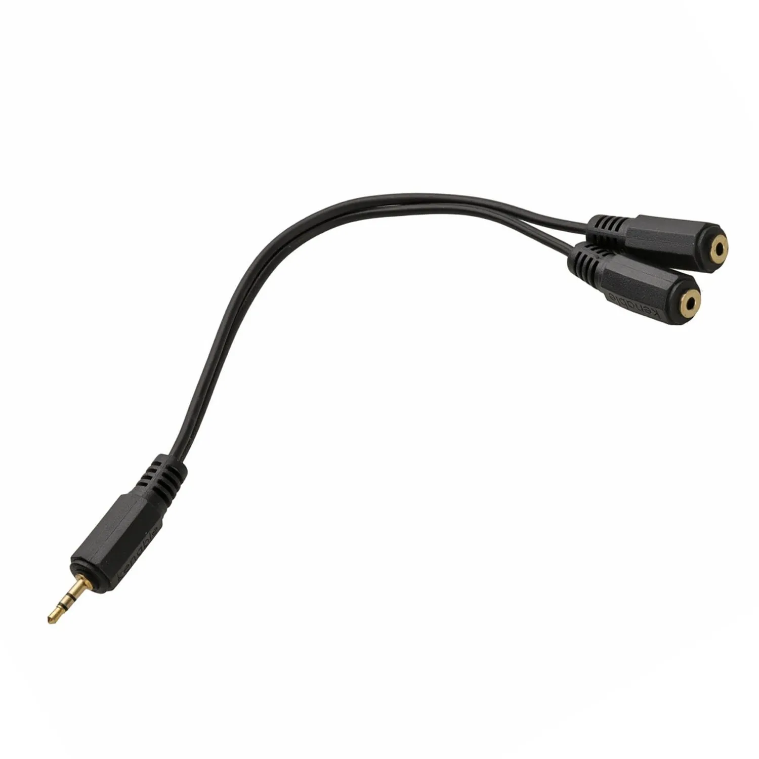 Kenable 2,5mm Y-Splitter Audio-Adapter 20cm vergoldet