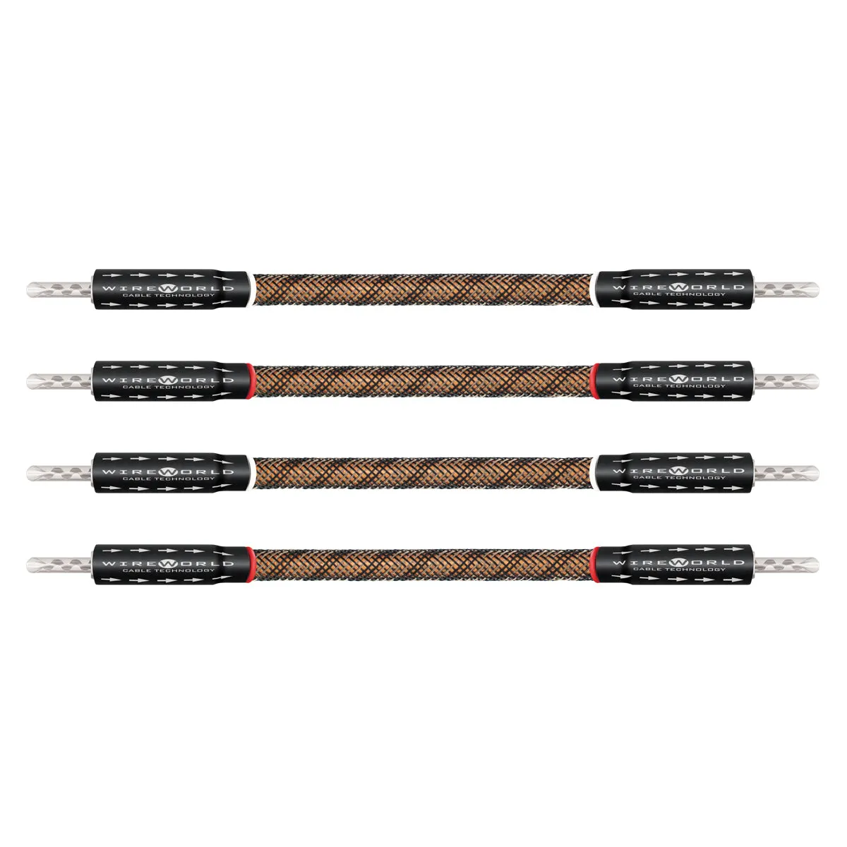 WireWorld Eclipse 10 Bi-Wire Jumper Banane-Banane 4er